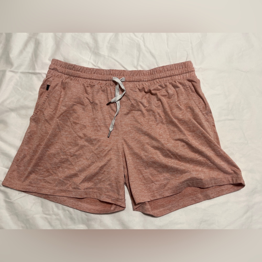 Pacific Trail light pink women’s elastic waist shorts